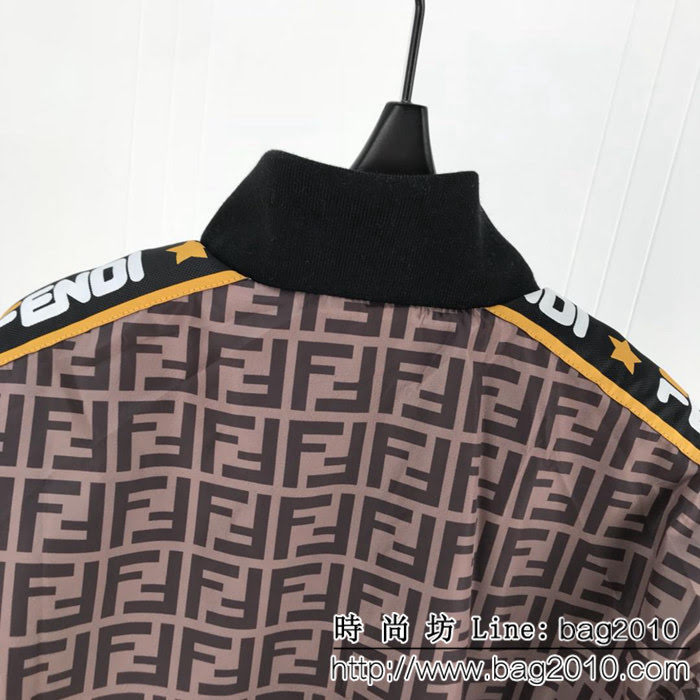 Fendi19ss 斐樂聯名 雙面穿 男款夾克外套 全部原版訂做五金 ydi2362